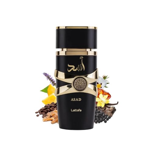 Lattafa Perfume Asad para Eau de Parfum Spray unissex, 100 ml