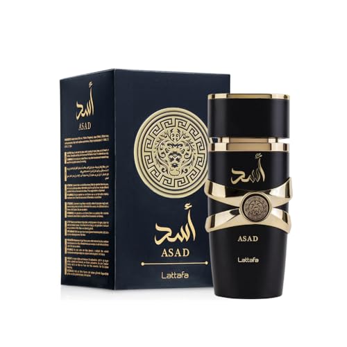 Lattafa Perfume Asad para Eau de Parfum Spray unissex, 100 ml