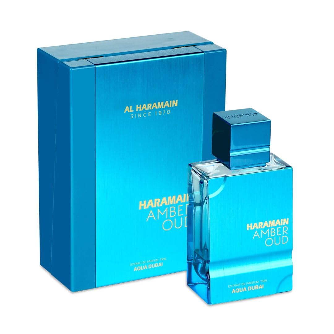 HARAMAIN AMBER OUD AQUA DUBAI 75ML EXTRAIT DE PARFUM