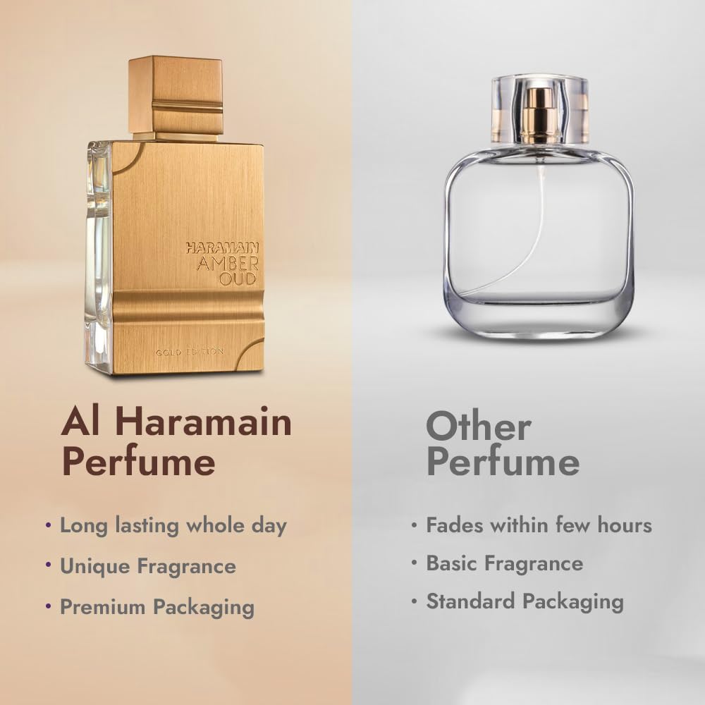 Al Haramain Amber Oud Gold Edition - Perfume árabe unissex para mulheres e homens - âmbar de longa duração - 59 g