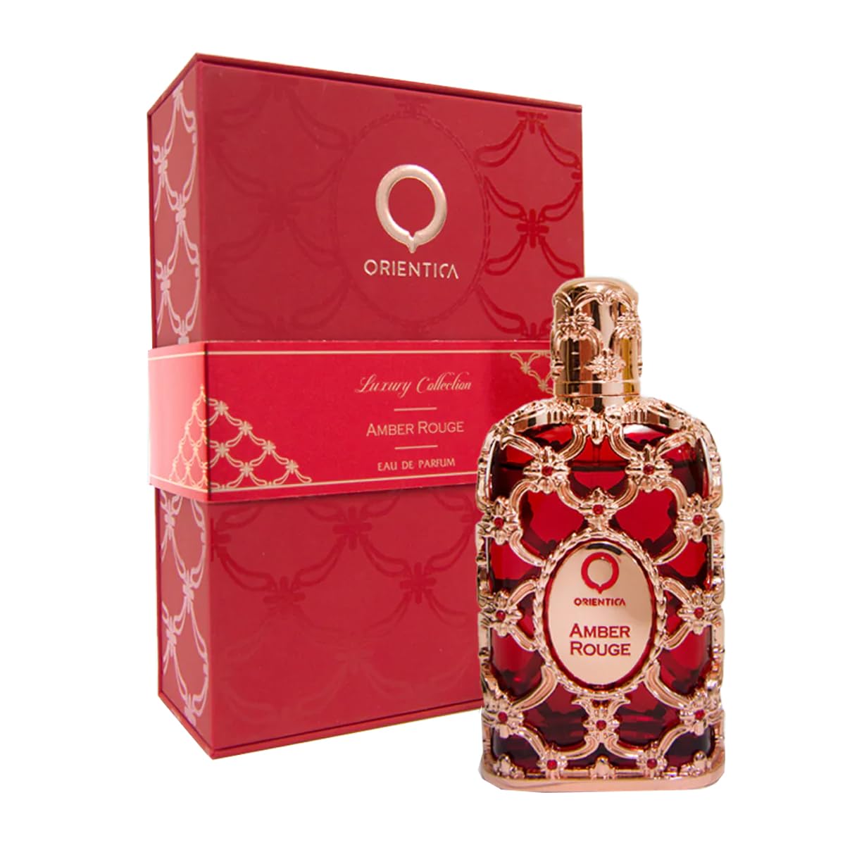 Orientica Amber Rouge Eau de Parfum Spray, 76,5 g (coleção de luxo)