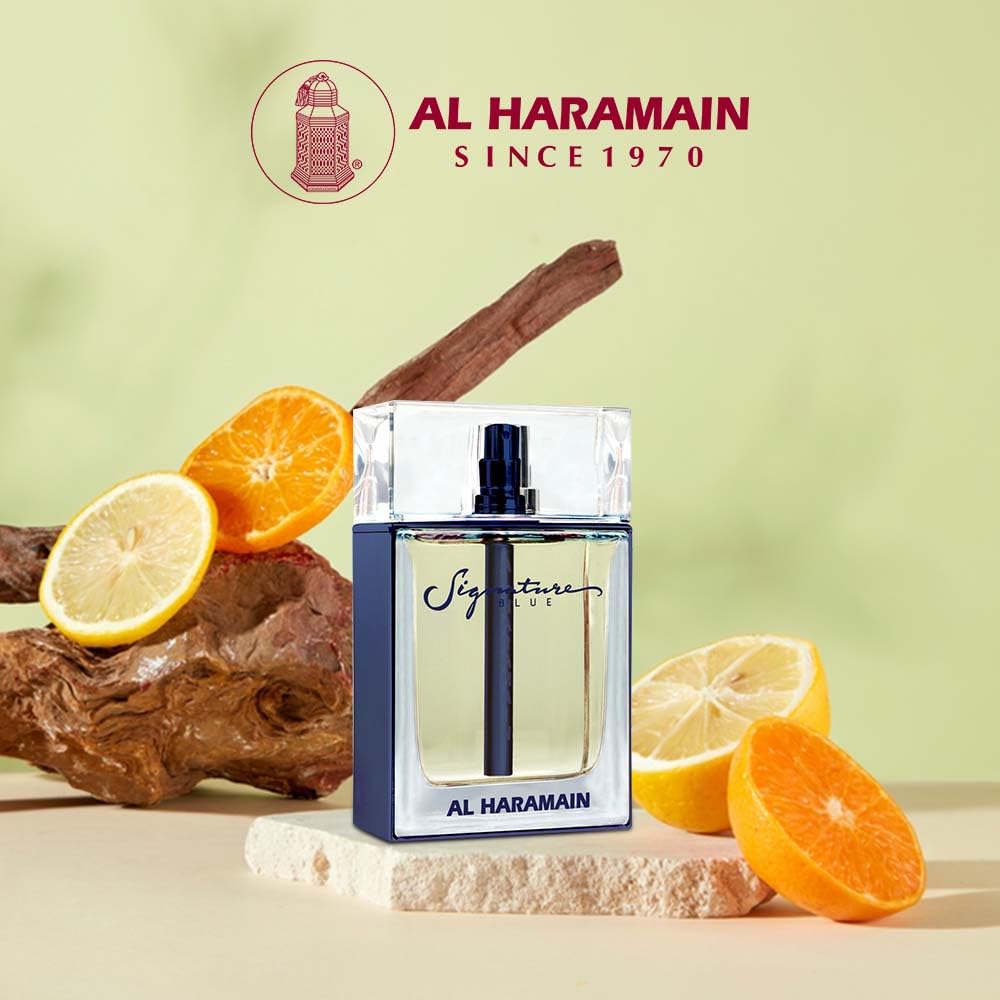 Al Haramain Signature Blue - Perfume árabe de luxo para mulheres - - Spray EDP de 100 ml