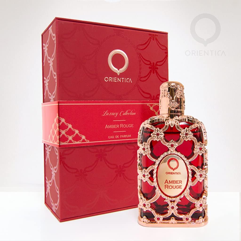 Orientica Amber Rouge Eau de Parfum Spray, 76,5 g (coleção de luxo)