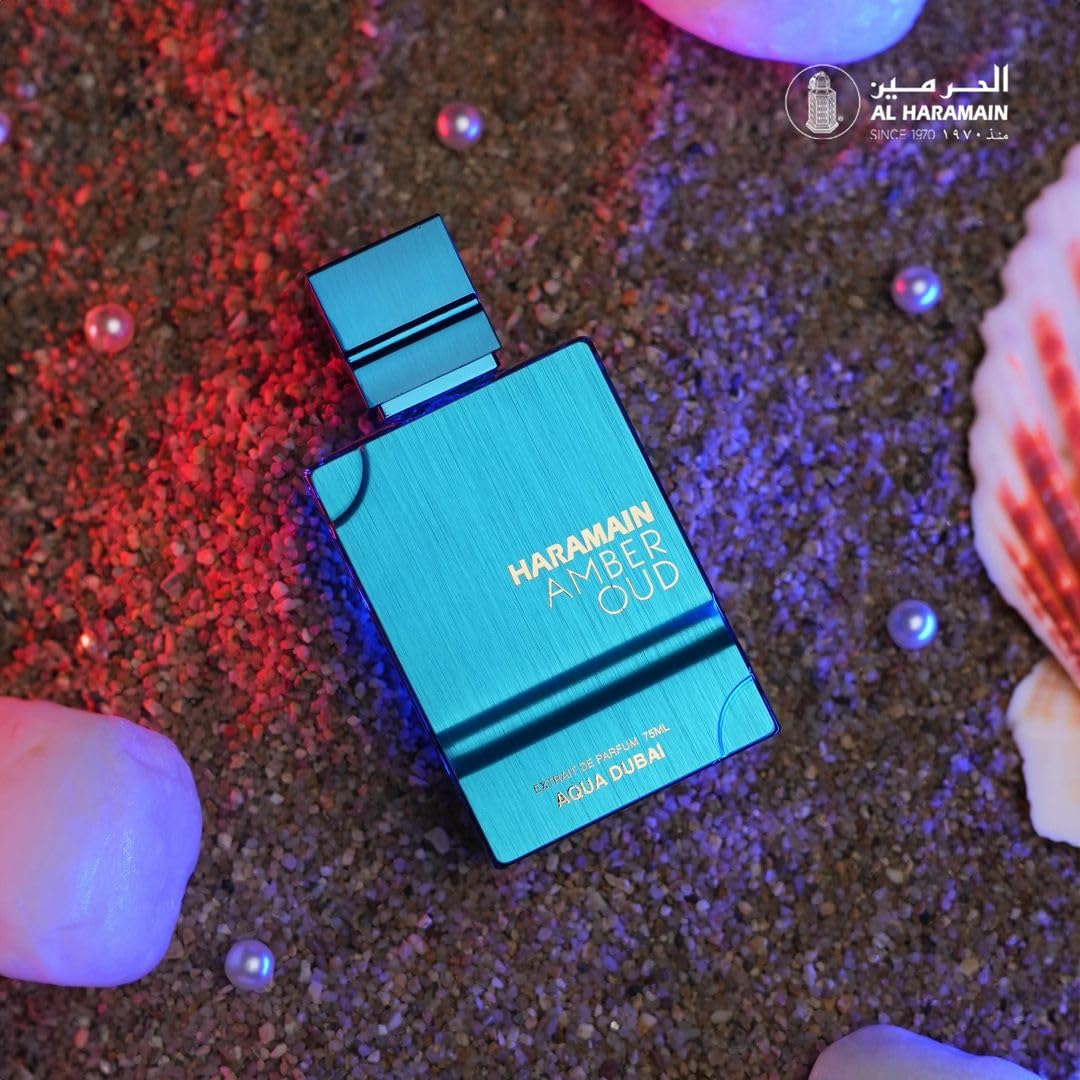 HARAMAIN AMBER OUD AQUA DUBAI 75ML EXTRAIT DE PARFUM