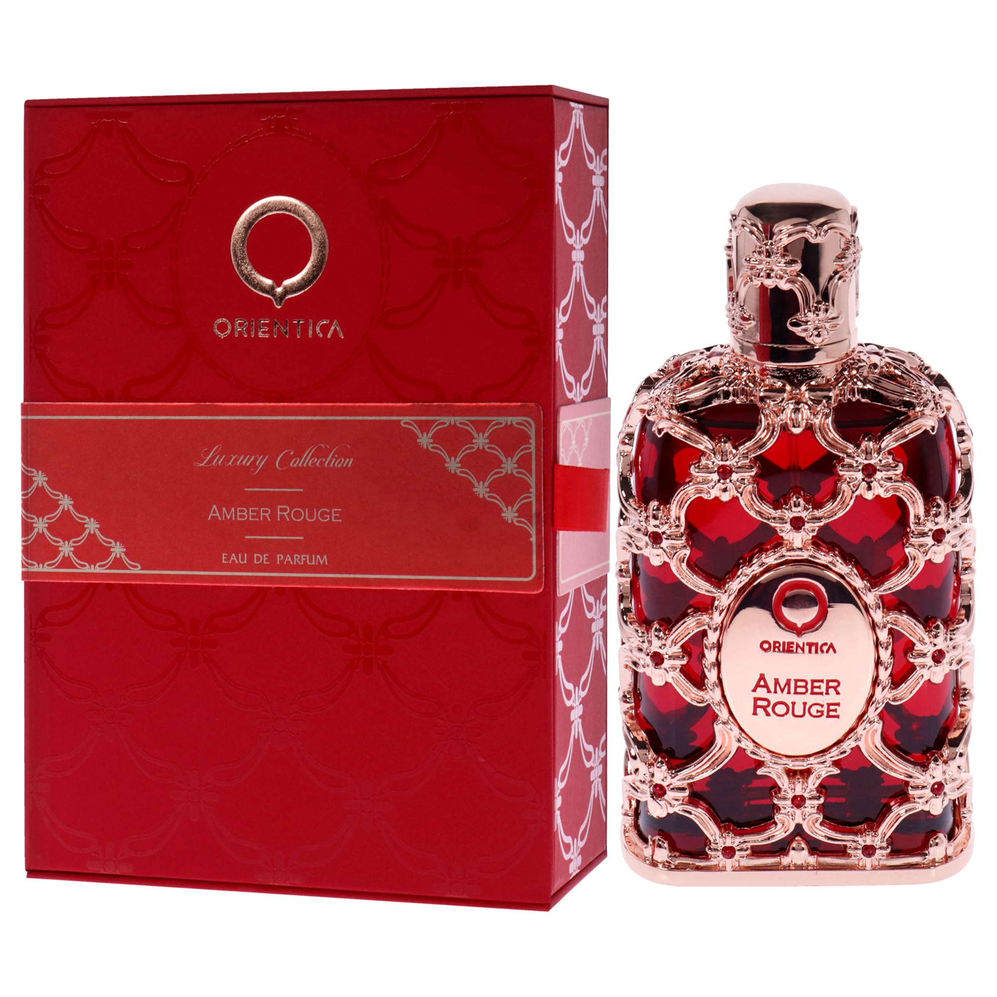 Orientica Amber Rouge Eau de Parfum Spray, 76,5 g (coleção de luxo)