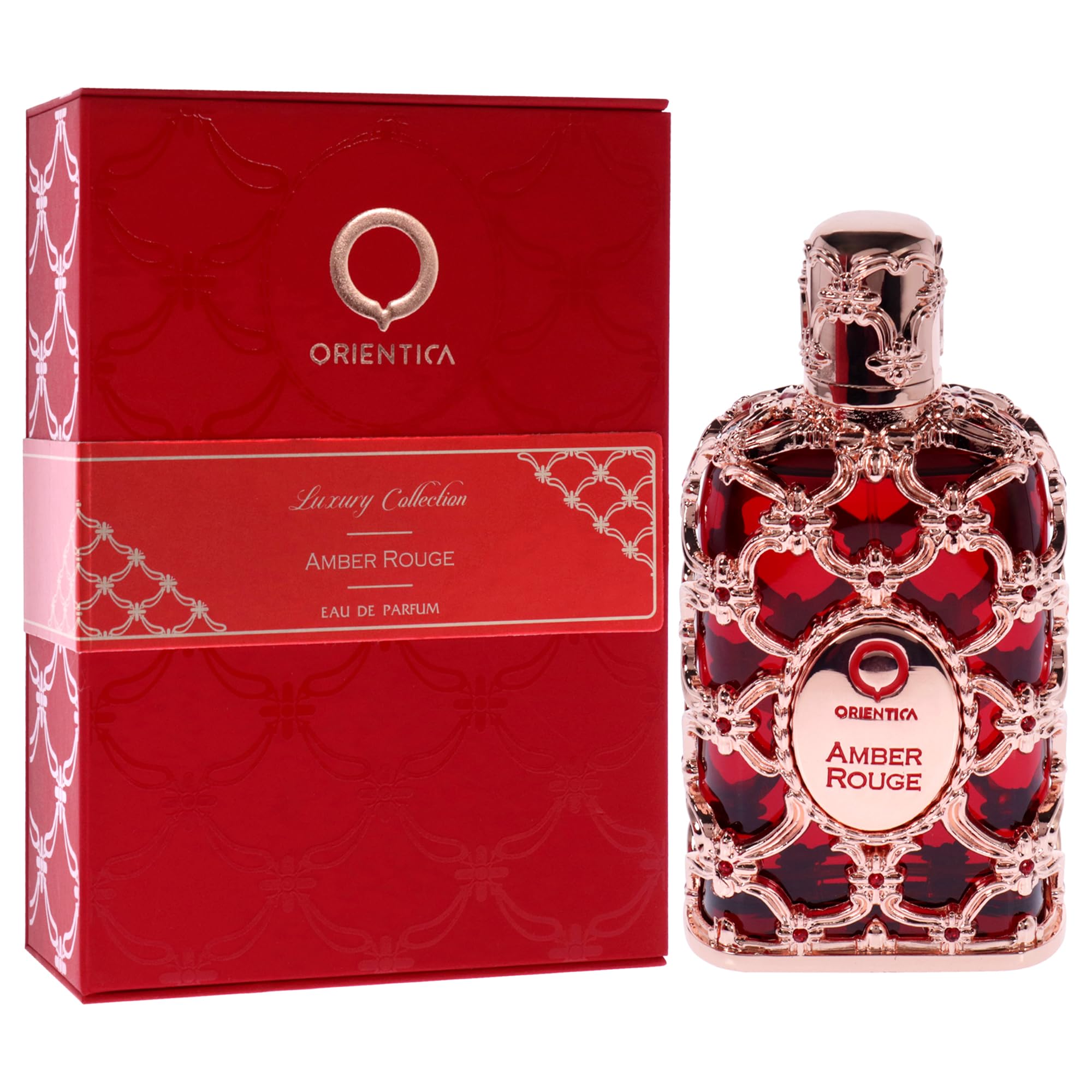 Orientica Amber Rouge Eau de Parfum Spray, 76,5 g (coleção de luxo)